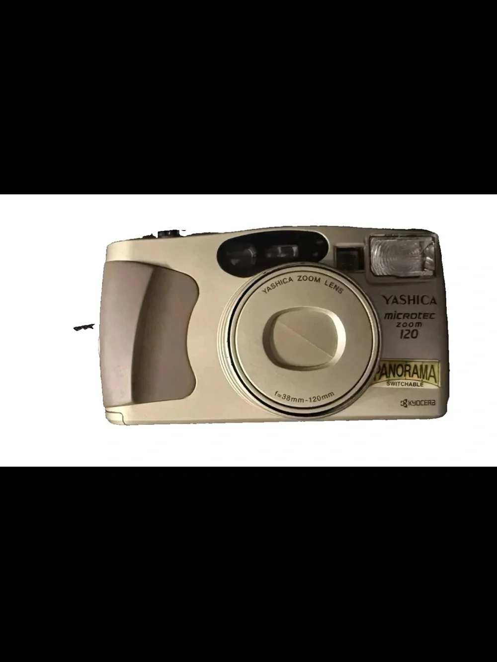 Yashica Vintage Microtec Zoom 120 Point & Shoot Analogue Camera Gold